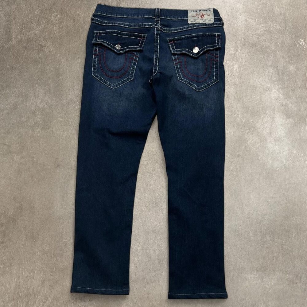 True-religion Men's Navy and Blue Jeans